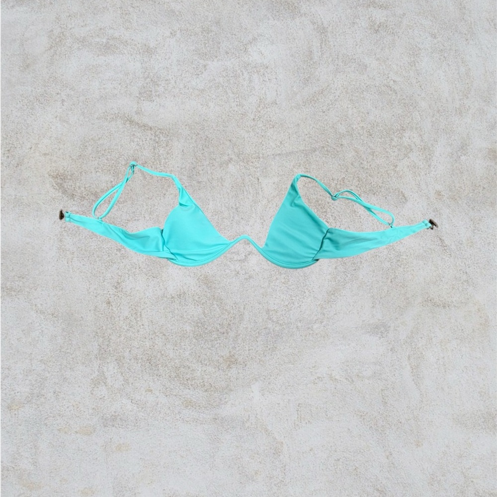 Aqua Blue Women's Bikini Top